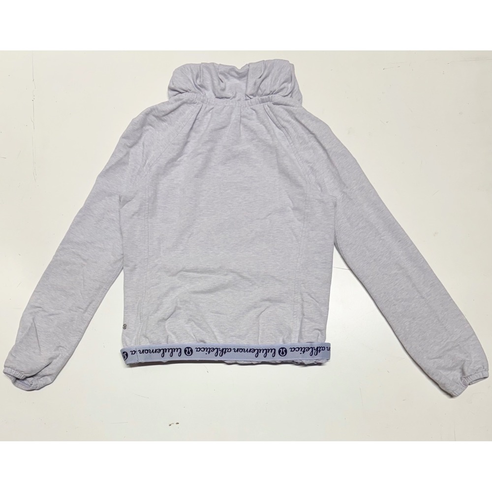 Lululemon Athletica After All Women's Light Lavender Cowl Neck Pullover Size 4